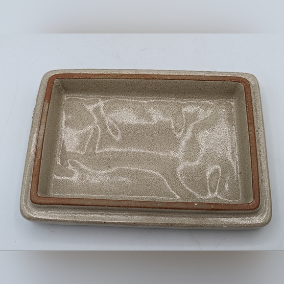 Museum of American Folk Art Blue Carousel Horse Ceramic Trinket Box - Picture 4 of 8